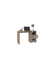 Escritorio Taira, Beige, con Un Cajón y Dos Entrepaños