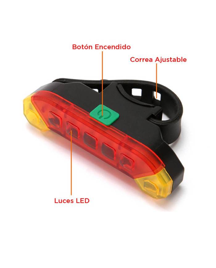 Luz Recargable para Bicicleta 2