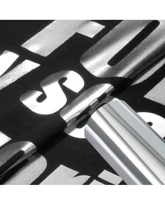 Vinilo Textil Gris Metalizado