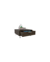 Mesa de Centro Ascher, Chocolate, con Un Cajón