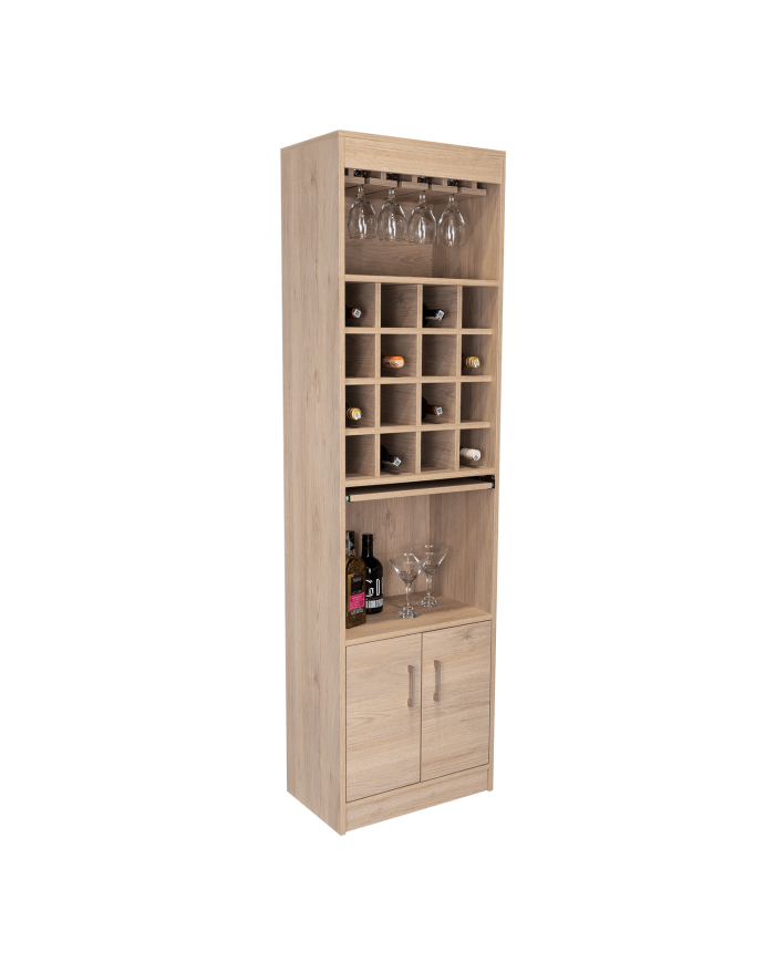 Bar Sancro, Beige, con Gran Capacidad de Almacenamiento