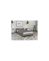 Cama Sencilla Wesley, Miel, Incluye Tendido de Tablones