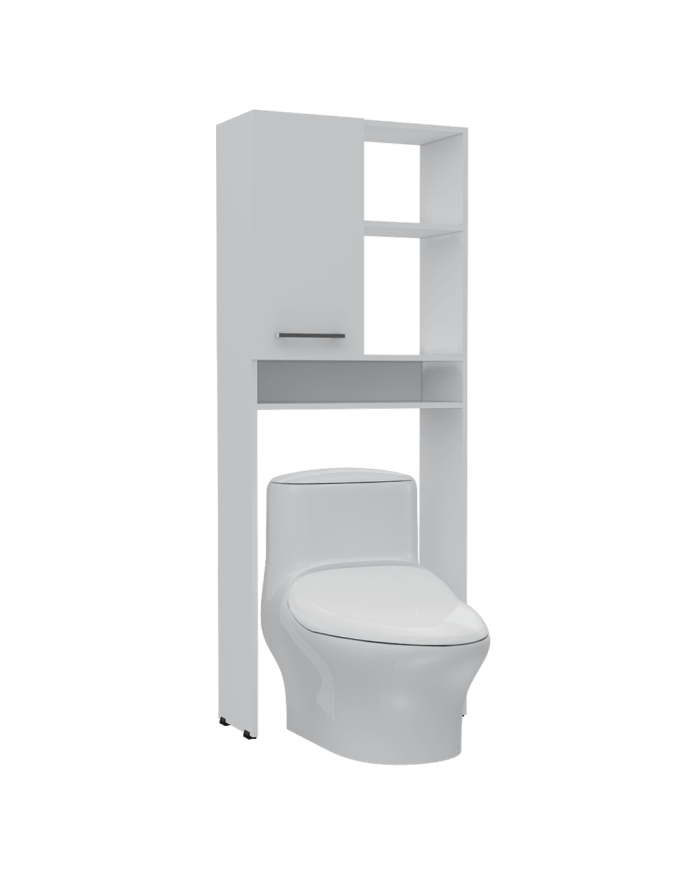 Gabinete de Baño Sharon, Blanco, Ideal Para Ahorrar Espacio