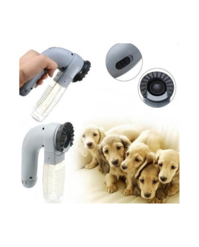 Cepillo Aspiradora de Pelo para Mascotas