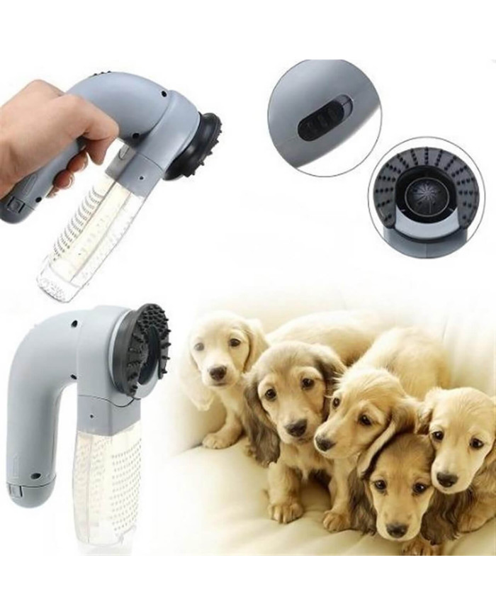 Cepillo Aspiradora de Pelo para Mascotas