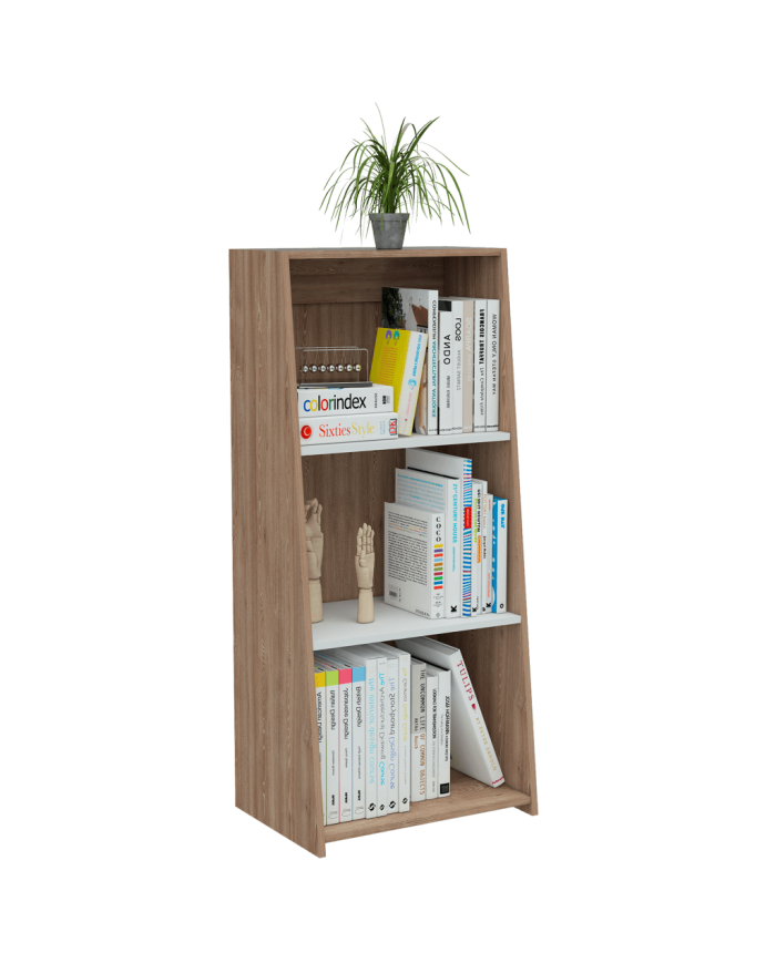 Biblioteca África, Miel y Blanco, con Variedad Entrepaños