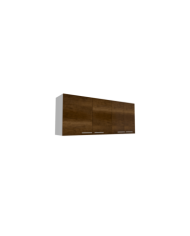 Gabinete Superior Ursa, Blanco y Cobre, con Múltiples Entrepaños Para Almacenamiento