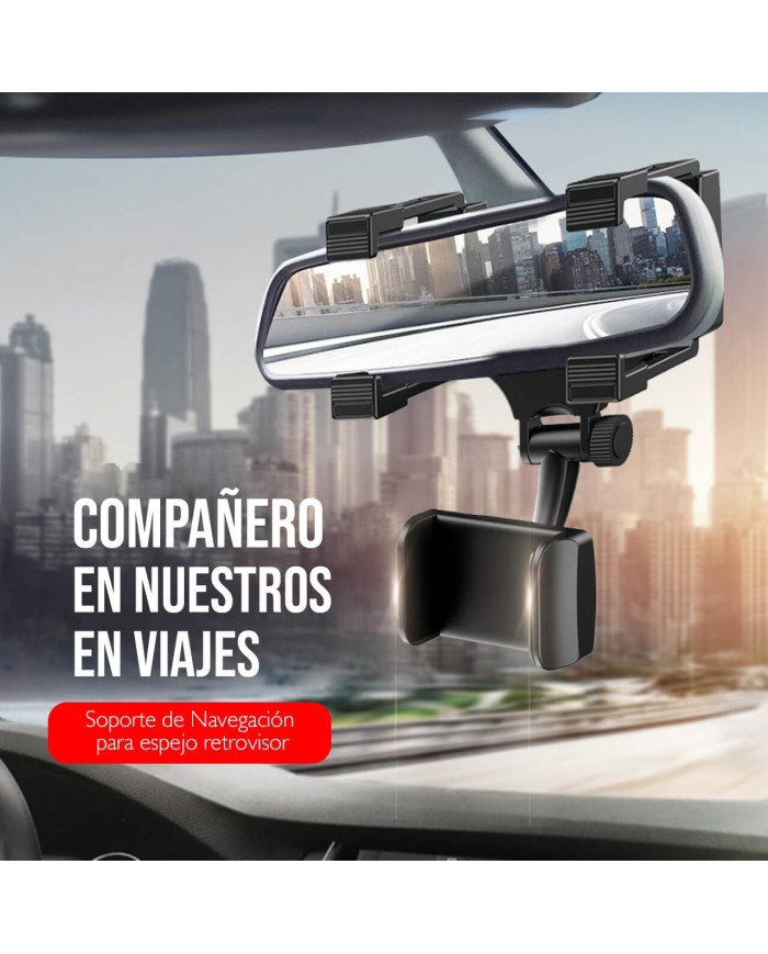 Porta Celular Carro - Para Espejo Retrovisor