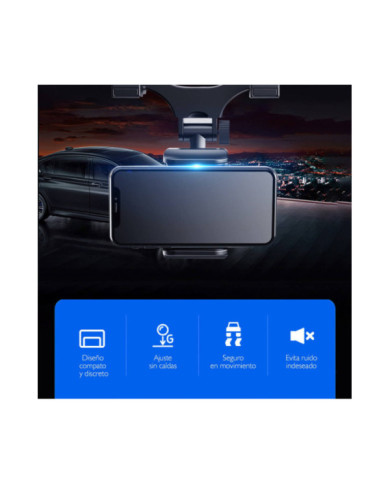 Porta Celular Carro - Para Espejo Retrovisor