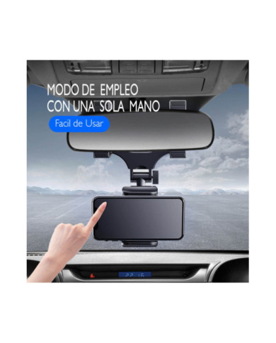 Porta Celular Carro - Para Espejo Retrovisor