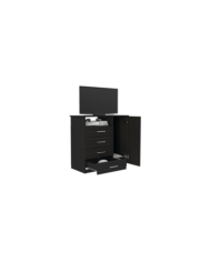 Organizador Barlovento, Wengue, con Cuatro Cajones Organizadores