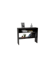 Mesa Auxiliar Ascher, Wengue, con Dos Entrepaños