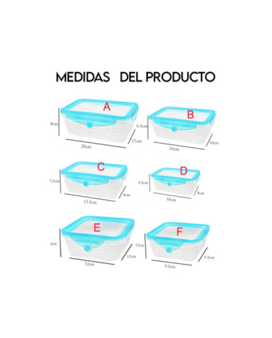 Set Recicpientes con Tapa en Silicona