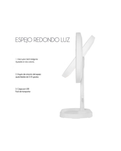 Espejo Redondo Luz