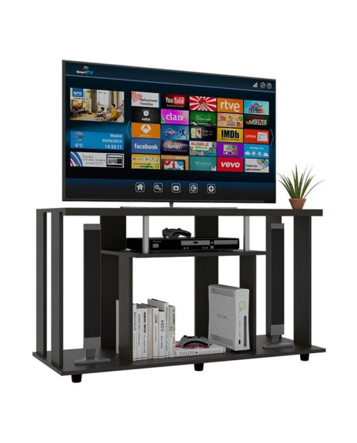 Mesa Para Tv Alpin, Wengue, con Espacio Para Televisor de Hasta 50 Pulgadas