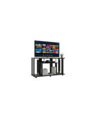 Mesa Para Tv Alpin, Wengue, con Espacio Para Televisor de Hasta 50 Pulgadas