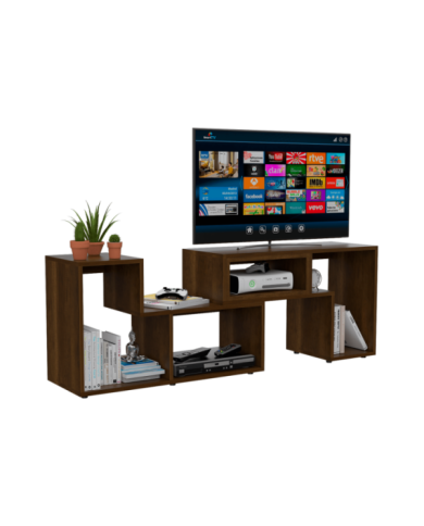 Mesa Para Tv Ascher, Cobre, con Espacio Para Televisor de Hasta 50 Pulgadas