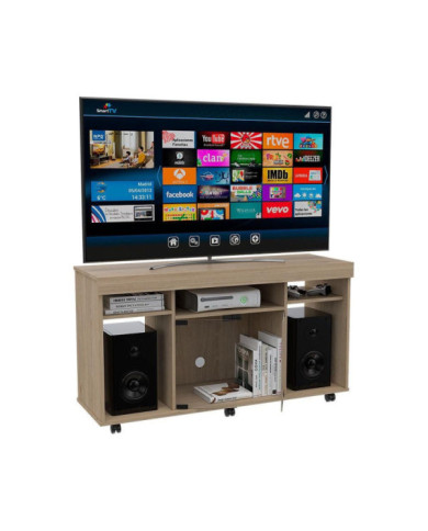Mesa Para Tv Velmonte, Beige, con Espacio Para Televisor de Hasta 46 Pulgadas