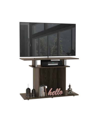 Mesa Para Tv Lisboa, Chocolate, con Espacio Para Televisor de Hasta 40 Pulgadas