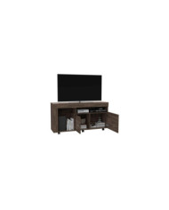 Mesa Para Tv Luk, Chocolate, con Espacio Para Televisor de Hasta 60 Pulgadas