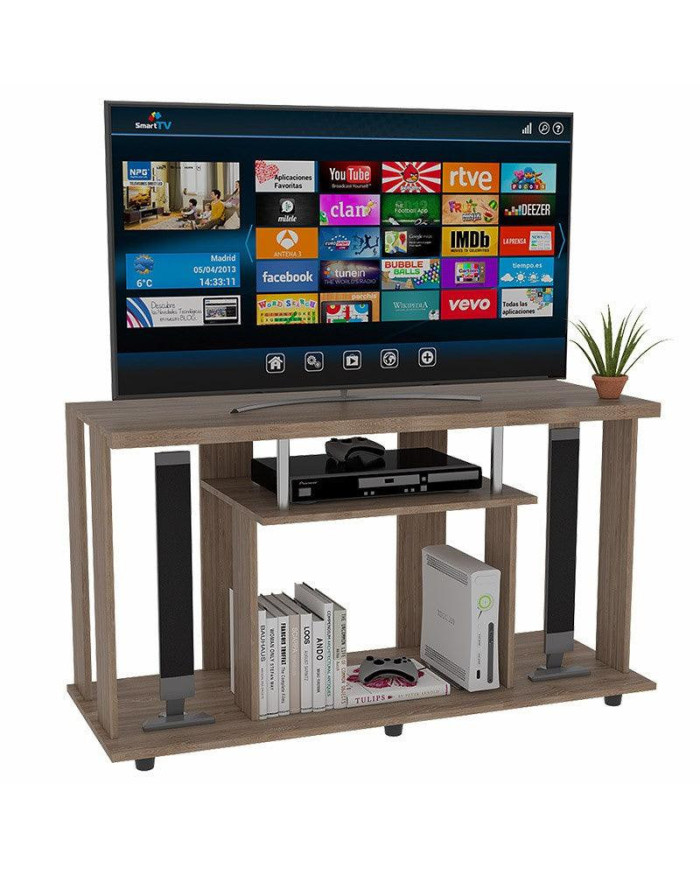 Mesa Para Tv Alpin, Miel, con Espacio Para Televisor de Hasta 50 Pulgadas