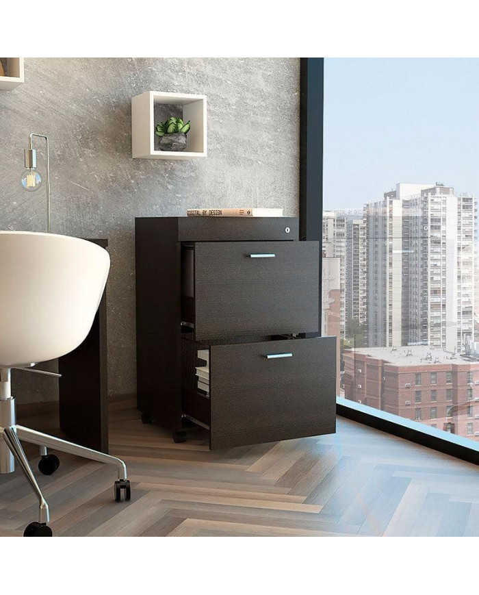 Archivador Babel, Wengue, con Dos Cajones