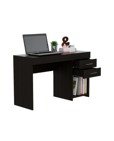 Escritorio Hazel, Wengue,  con Dos Cajones Multiusos