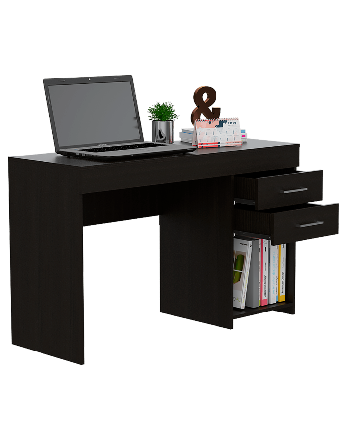 Escritorio Hazel, Wengue,  con Dos Cajones Multiusos