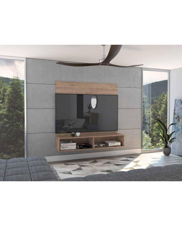 Panel de Tv Dakota, Miel, con Espacio Para Televisor de Hasta 60 Pulgadas