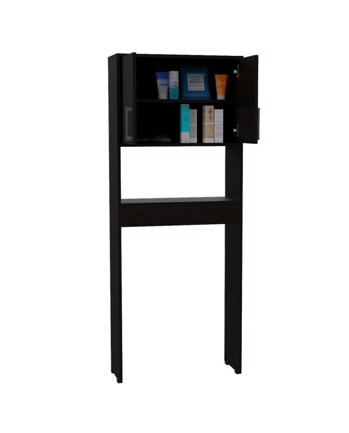 Gabinete de Baño Apolis, Wengue, con Dos Puertas Batientes