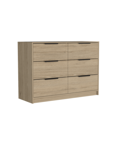 Organizador Wesley, Beige y Blanco, con Cuatro Cajones