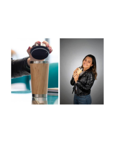 Vaso Viajero Bambú