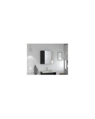 Gabinete de Baño Apolis, Wengue, con Puerta Espejo y Dos Entrepaños Para Ubicar Múltiples Objetos