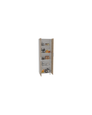 Alacena Diamante, Blanco y Beige, Amplios Espacios Para Guardar Alimentos y Electrodomésticos