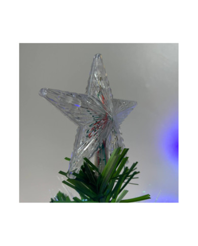 Arbol Navidad Luces Led y Fibra Óptica 150cm BX-5