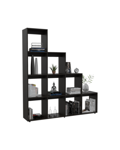 Biblioteca Colima, Wengue, con Variedad de Entrepaños