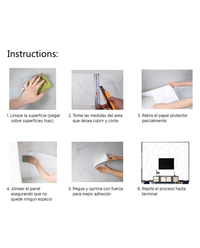 Pared Adhesiva PVC 006