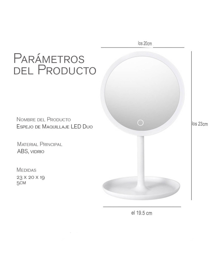 Espejo LED Duo