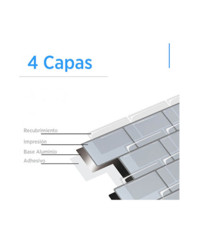 Panel Ahesivo 3D Epox YJC-0073