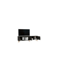 Mesa Para Tv Nordy, Wengue, con Espacio Para Tv de Hasta 50 Pulgadas Hc