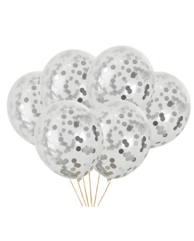 Globo Transparente Con Relleno