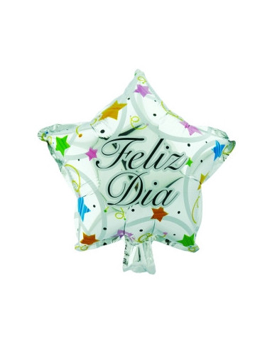Globo M10" Estrella Feliz Día 2