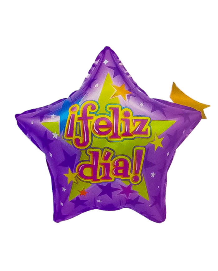 Globo M18" Estrella Feliz Día 3