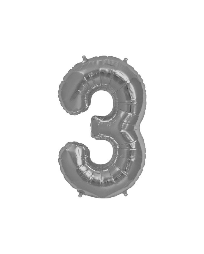 Globo Numero Tres de 16"