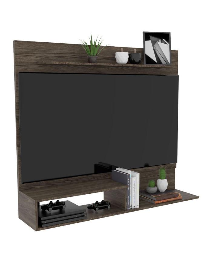 Panel de Tv Ascher, Chocolate, Para Televisor de 55 Pulgadas