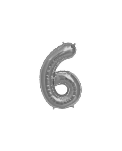 Globo Numero Seis de 30"