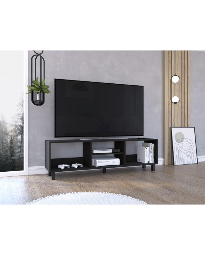 Mesa Para Tv Tunez, Wengue, Para Televisor Hasta 70 Pulgadas