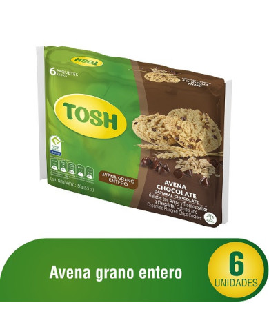 Gta. TOSH Avena Chocolate Bs.x6