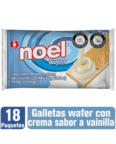Gta. WAFERSNOEL Vainilla Bs. 18x4