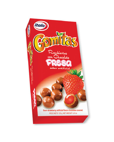 GOMITAS CHOC FRESA ITALO 125 GR